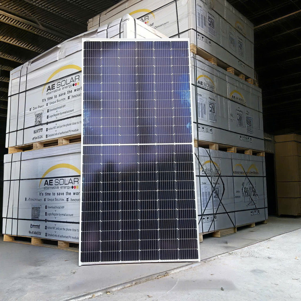 Tấm Năng Lượng 450W AE SOLAR – Mono N-Type – Loại A Công Nghệ Đức phân phối SOYER  TECH