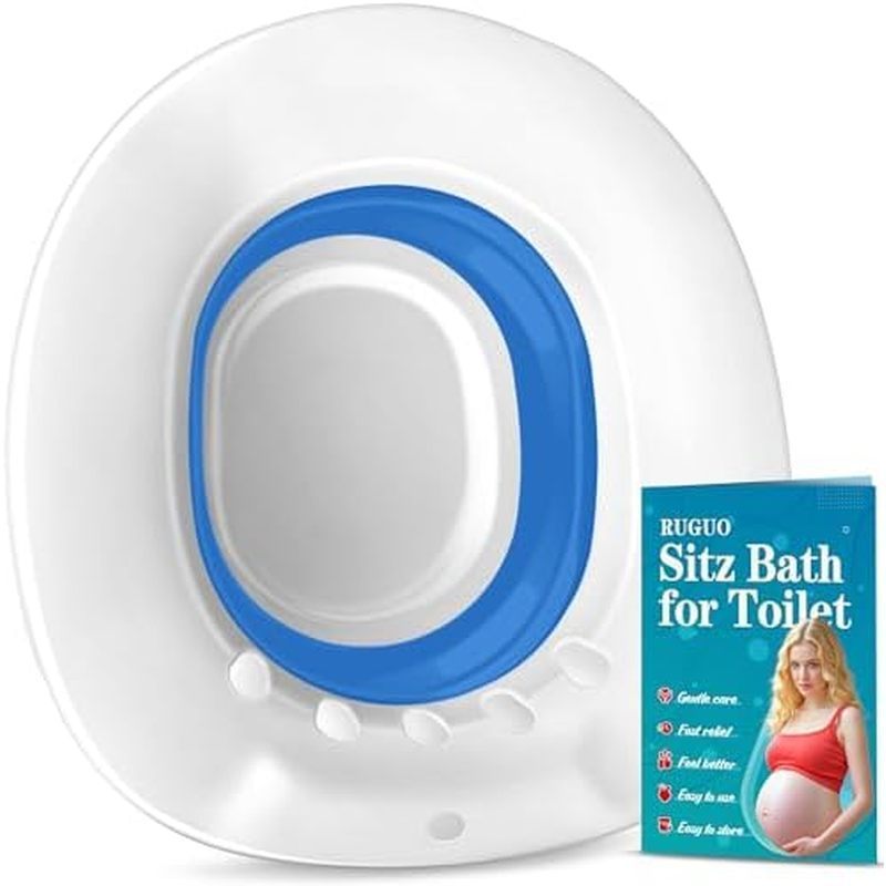 Bồn tắm RUGUO Sitz – Ghế hấp Yoni – Bồn tắm Sitz để trị bệnh trĩ và chăm sóc sau sinh – Bồn tắm Sitz