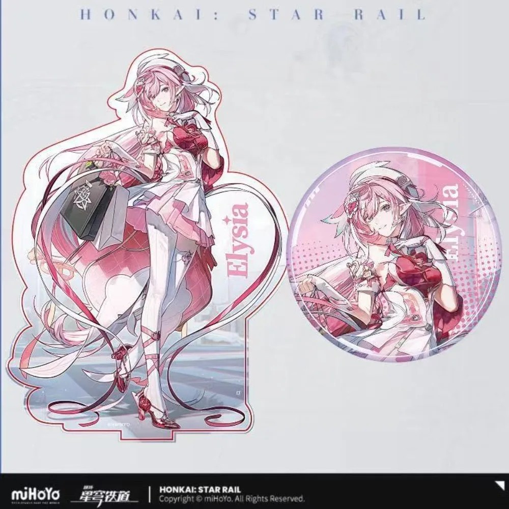 Standee Anime Honkai Star Rail Elysia Mô Hình Mica Trang Trí Bàn Học Sailing Series Quà Tặng Game HS