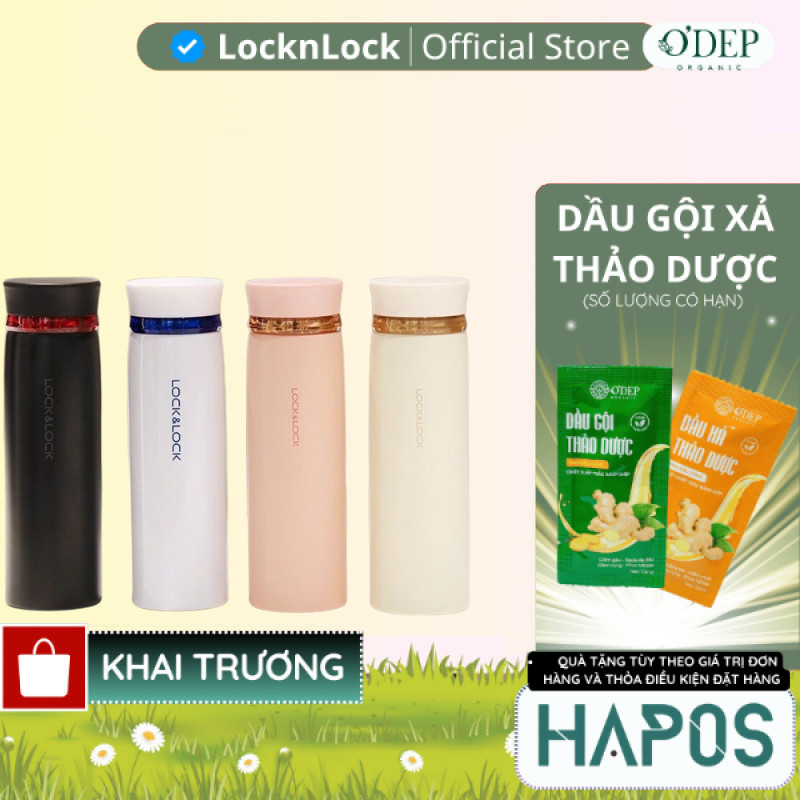 Bình giữ nhiệt LocknLock 450ml Feather Light LHC4131 - Hàng Chính Hãng - HAPOS LMK
