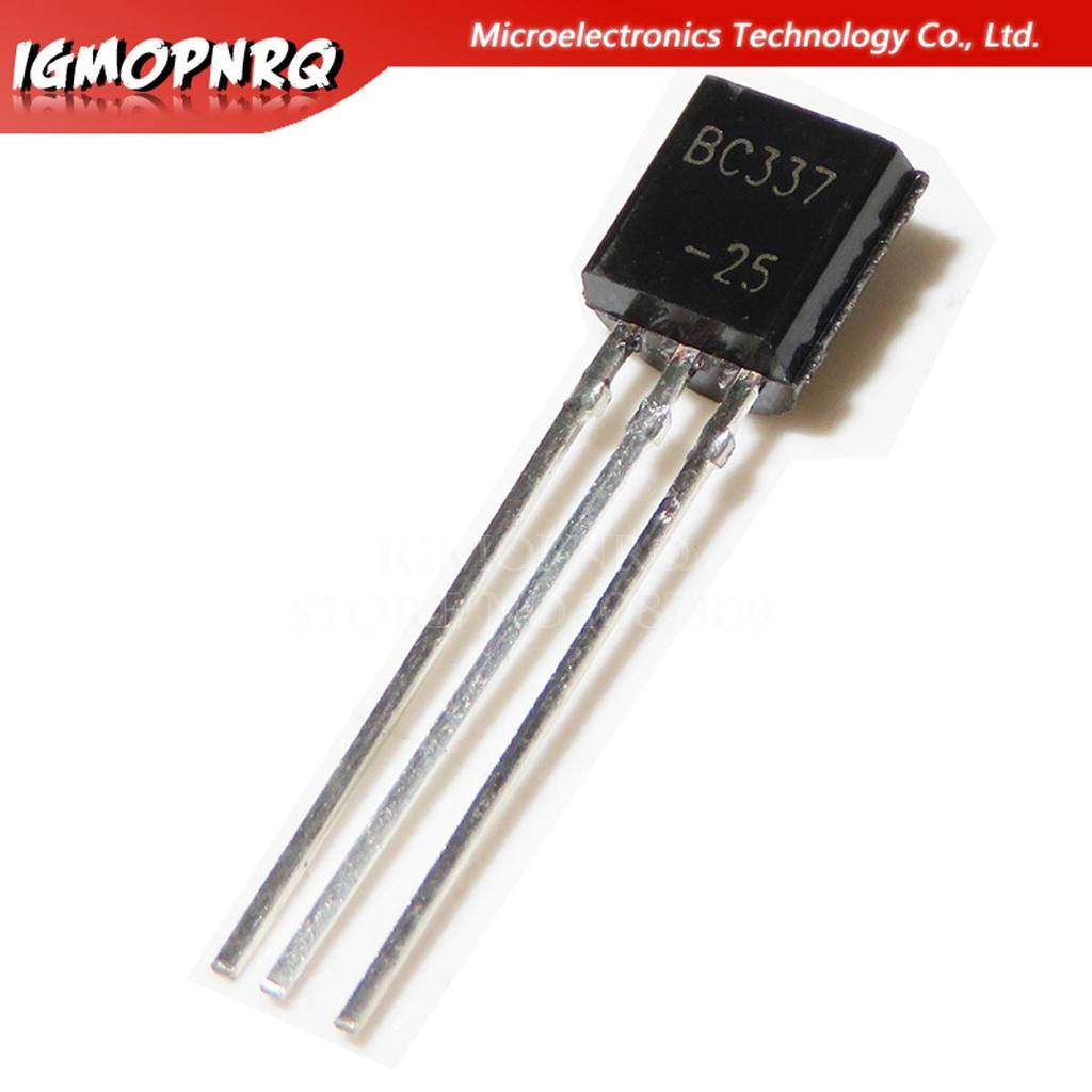 Bộ 50 BC337-25 BC337 TO-92 Transistor lưỡng cực - BJT NPN 50Vcbo 45 Vceo 800mA 625mW Trans mới nguyê