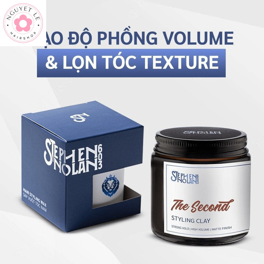 Sáp vuốt tóc nam Stephen Nolan 603 THE SECOND Styling Clay cho tóc mỏng 100g ( New ) NL <NN>
