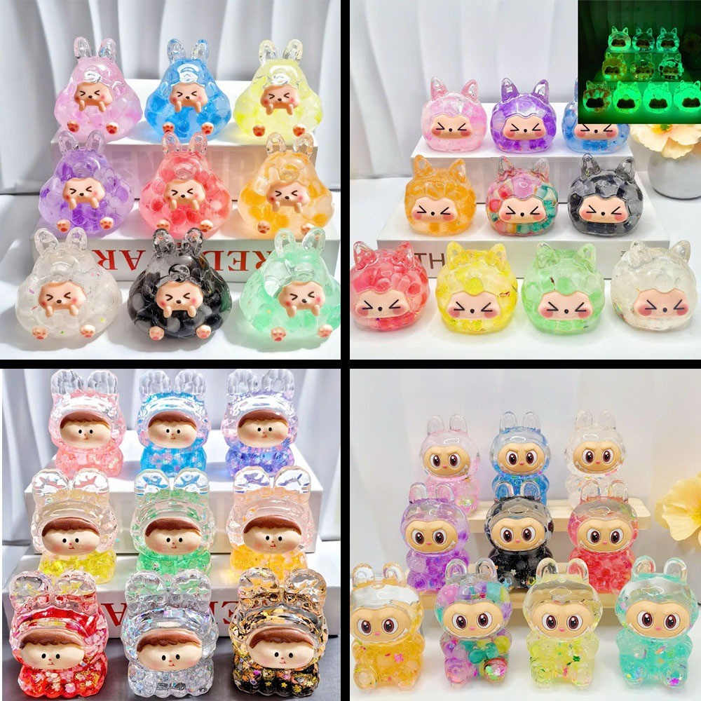 Charm nước labuubu, kiki bé moi nhiều mẫu, giao màu ngẫu nhiên, DIY (1 cái), XiuXiu DIY Store