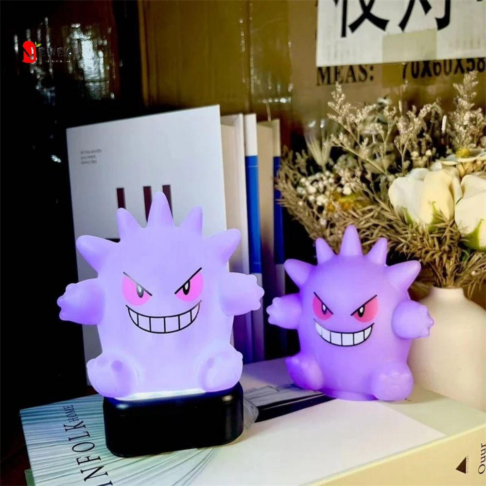 NEWEARTH GIỚI HẠN Nhân vật Gengar Đèn ngủ, Mô hình Gengar Đồ chơi phát sáng Mô hình Gengar Đèn ngủ, 