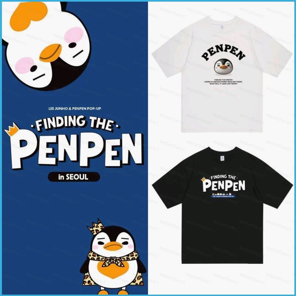 NS1 2PM LEE JUNHO PENPEN POP UP FINDING THE PENPEN‌ Người hâm mộ KPOP quà tặng Áo thun ngắn tay SN1