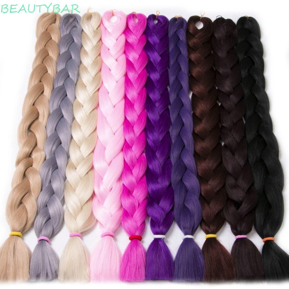 BEAUTYBAR Hair Extension Ombre Hairstyles Afro Twist Braids Bím giả