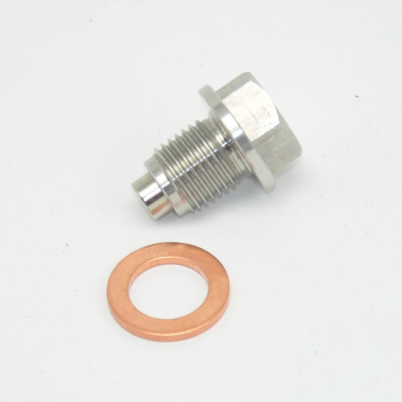 Động cơ bằng thép không gỉ Từ dầu Cắm vít Đai ốc Bu lông Thoát dầu Sump Nut M12 / 14 / 16 / 18 / 20 