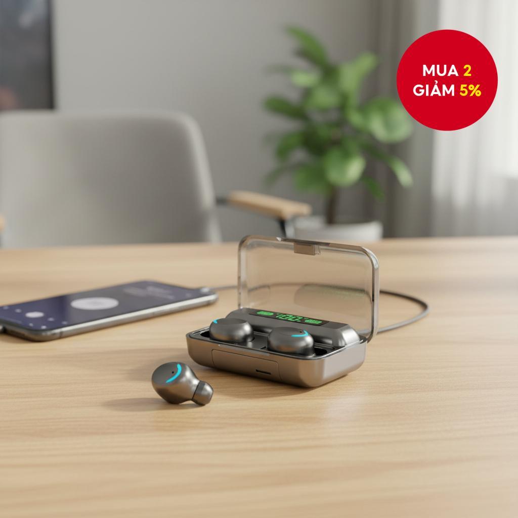 F9-5c Tai nghe không dây Bluetooth 5.0 Gaming Âm thanh nổi Độ trễ thấp Chống ồn