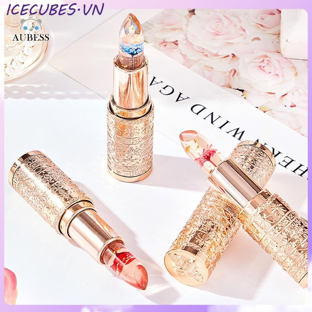 Son môi XRoland trong suốt đổi màu hình hoa, son môi lâu trôi với hương thơm nhẹ, son dưỡng ẩm ấm áp