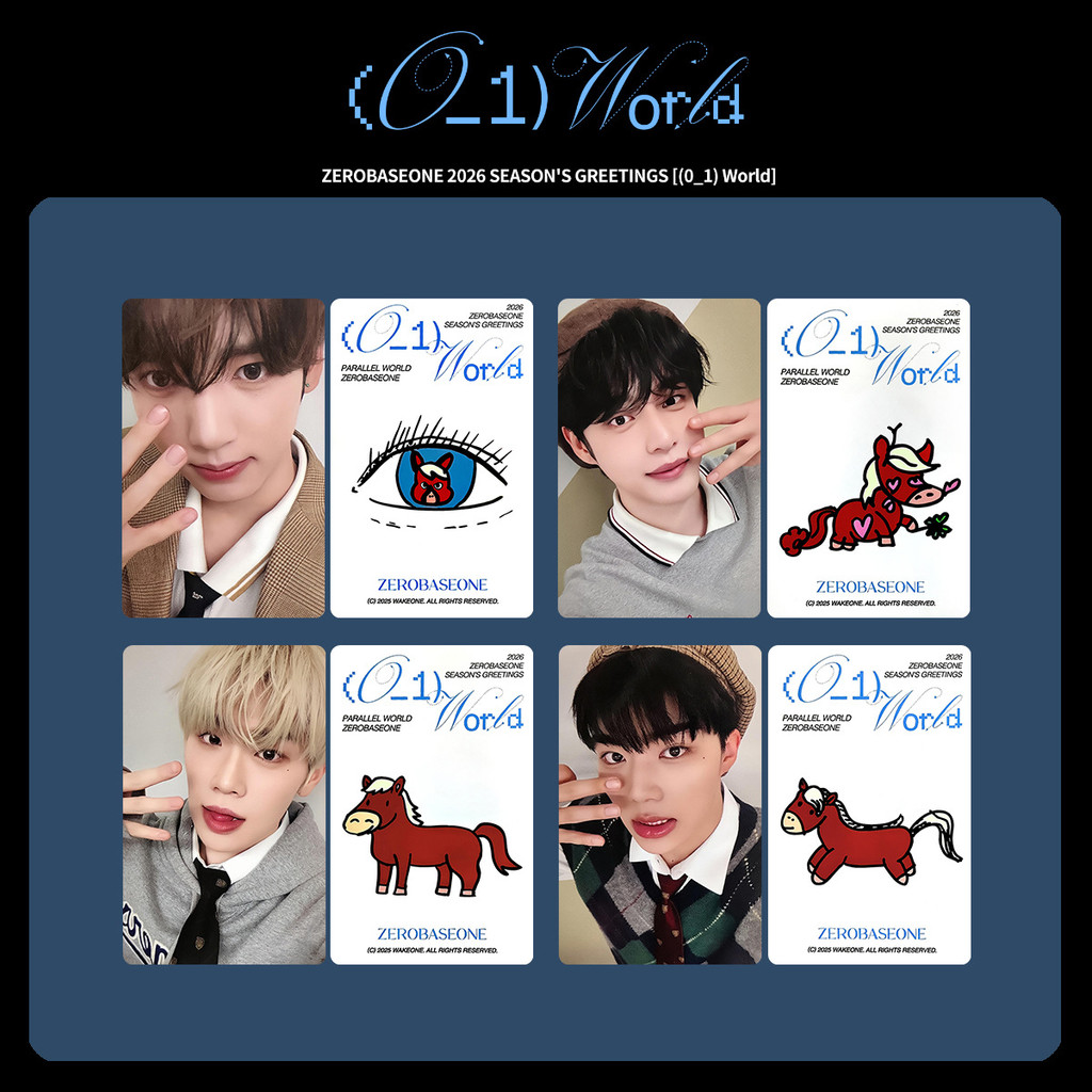 4-9 Chiếc ZB1 2026 Lời Chào Mùa Lomo Cards Zhang Hao KHÔNG BAO GIỜ NÓI KHÔNG BAO GIỜ YUJIN Photocard