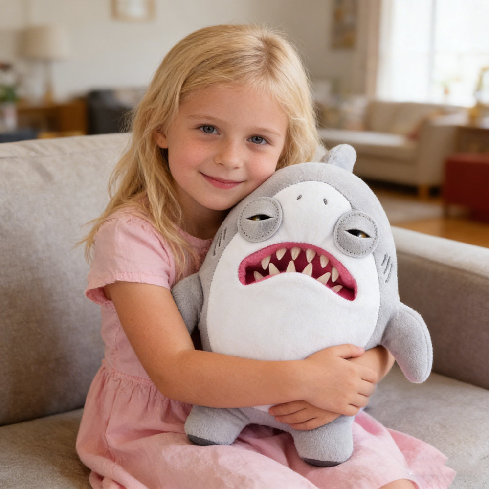 Fuggler Jaws Doll Ugly Kawaii Soft Plush Stuffed Teeth Monster Genuine Toys