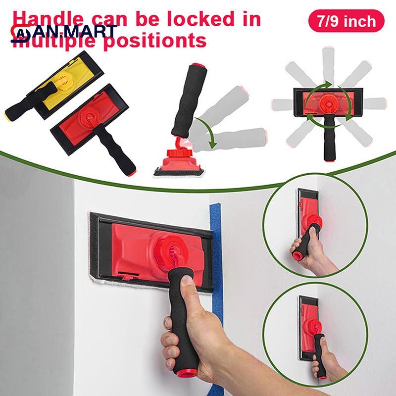 AN.MART Paint Edger Tông đơ Hướng dẫn cải tiến Bánh xe Công cụ vẽ cạnh cho tường, trần, góc & viền |