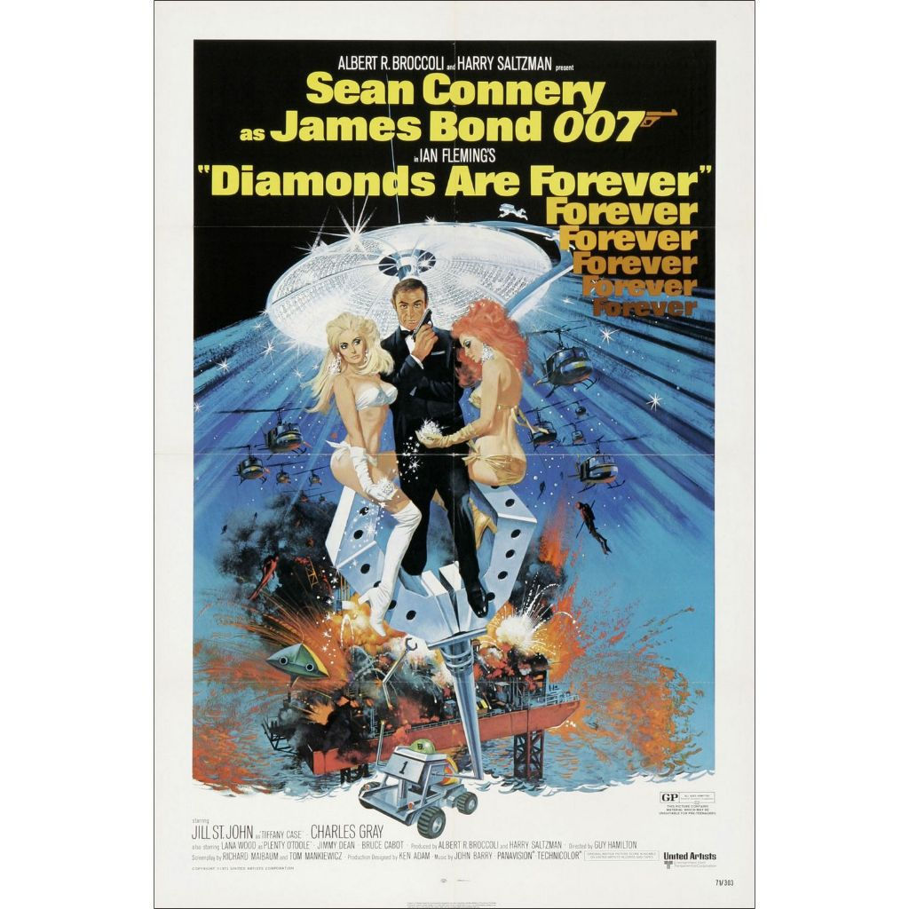 [Tiếng Anh] Blu-ray HD Movie 4K UHD 1080P 007: Diamonds Are Forever
