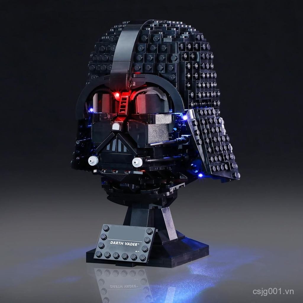 Bộ đèn LED cho Lego Darth Vader Mũ bảo hiểm 75304 Bộ, Tương thích với Mô hình khối xây dựng Lego 753