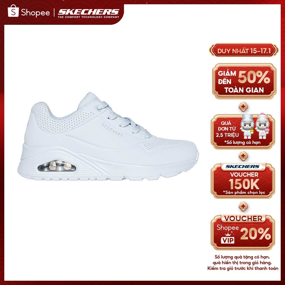 Giày Thể Thao Nữ Skechers SKECHERS Street Uno Stand On Air - 73690-LTDN Air-Cooled Memory Foam Onlin