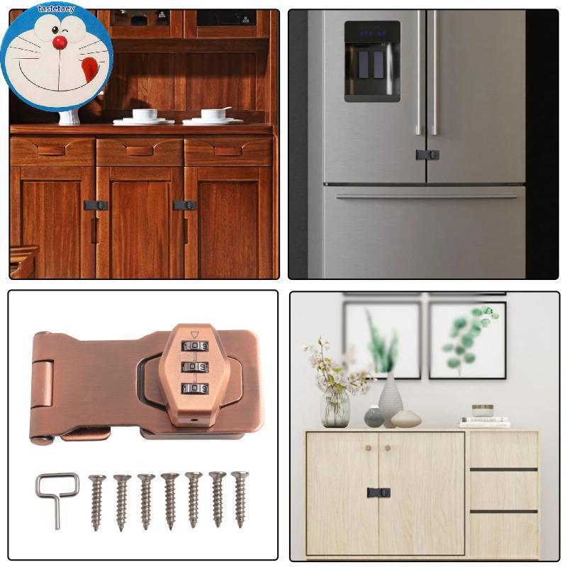 Tast Tủ Mật Khẩu Lo Ngăn Kéo Lo 3 Số Kết Hợp Mật Khẩu Lo An Ninh Bu Lông Cửa Chống Trộm Hộ Gia Đình 