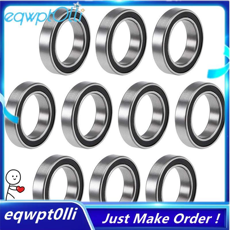  eQQ  10 CÁI 6701- 12X18X4 mm Vòng bi rãnh sâu kín cao su thu nhỏ