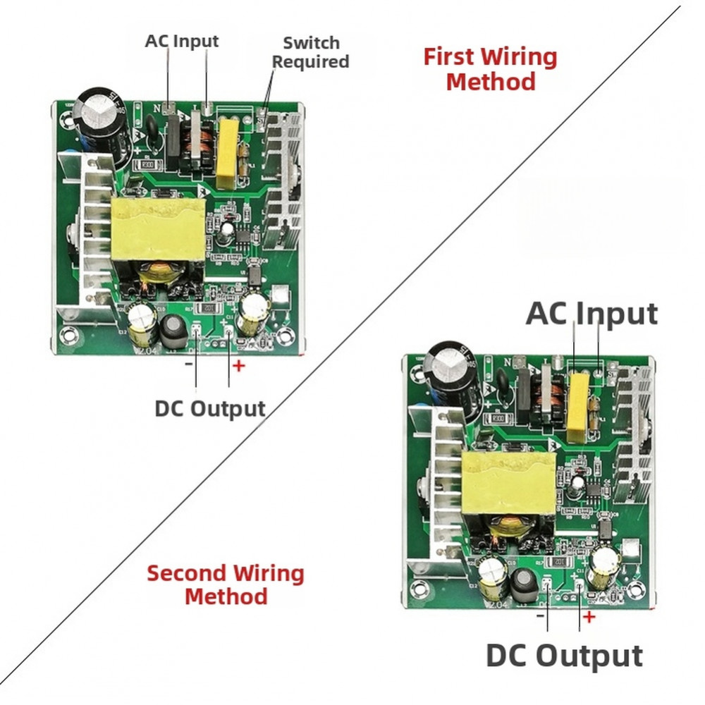 Mô-đun nguồn AC-DC Đầu ra DC ổn định Phụ kiện hàn PCB nhẹ