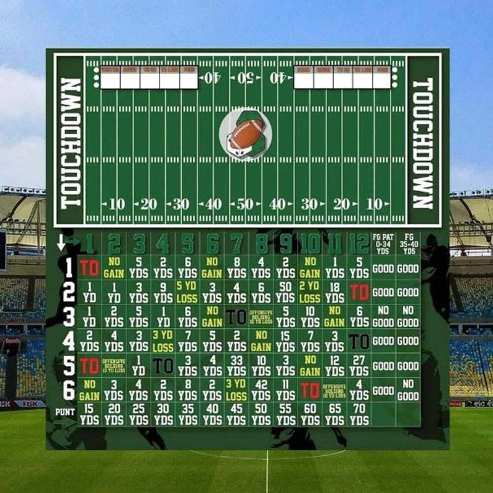 Football Dice Football Dice Game Board Game
