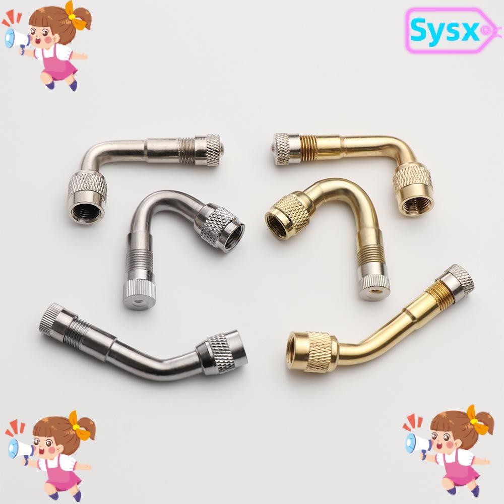 Van xe đạp điện SYSX, với bộ chuyển đổi mở rộng Thân van lốp không khí bằng đồng góc 45 / 90 / 135 đ