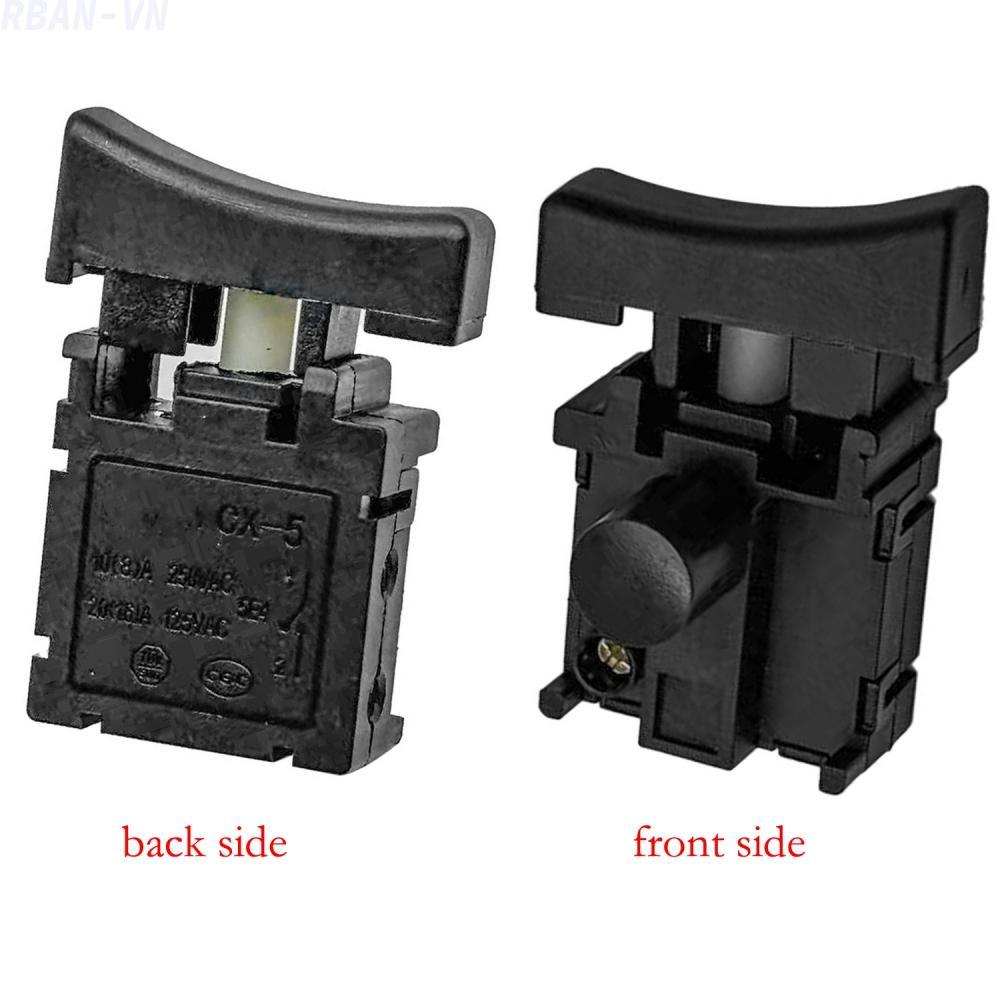 Chainsaw Switch 10A 250V (AC) 20V 125V (DC) ABS Material Easy Installation