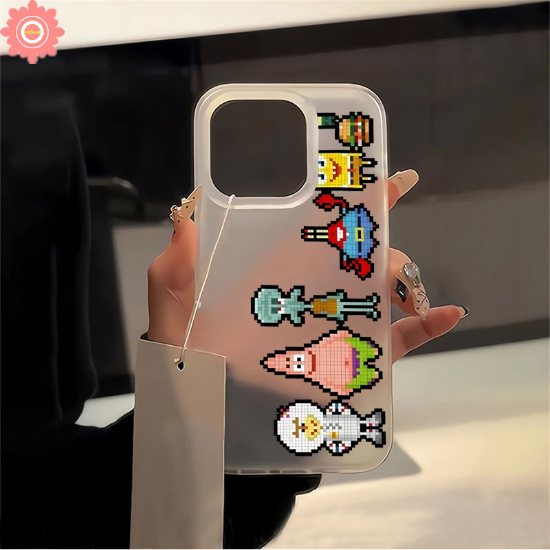 SpongeBob SquarePants Patrick Star Vỏ Màu Trơn Tương Thích Cho Samsung A36 A56 A17 A05S A07 A05 A15 