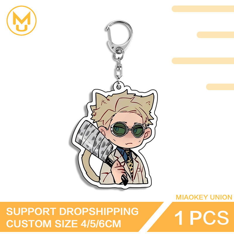 Nanami Kento Cats Ears Boy Anime Figure Simulated Chic Acrylic Keyring Versatile Daily Wear Exclusiv