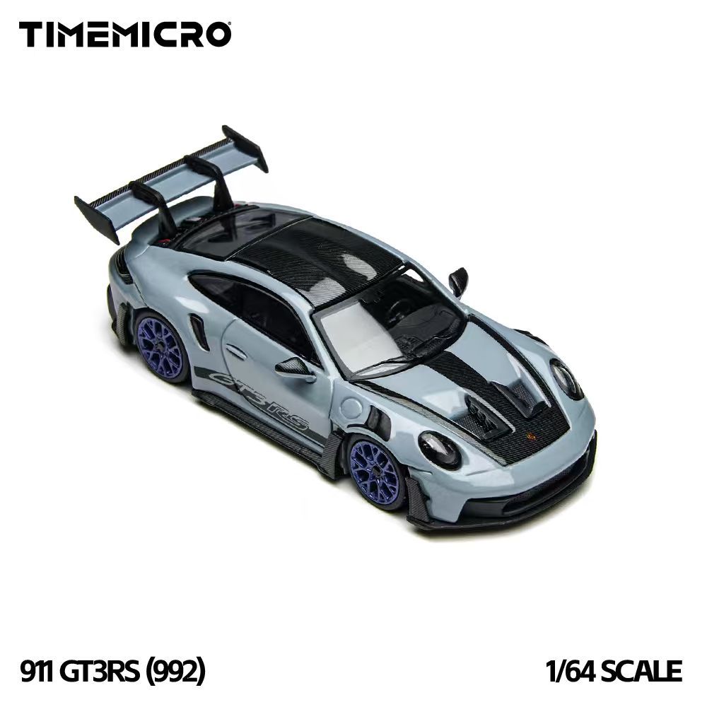 [PRE-ORDER] Mô hình xe TIME MICRO 1:64 992 GT3 RS Polar Grey TM644648