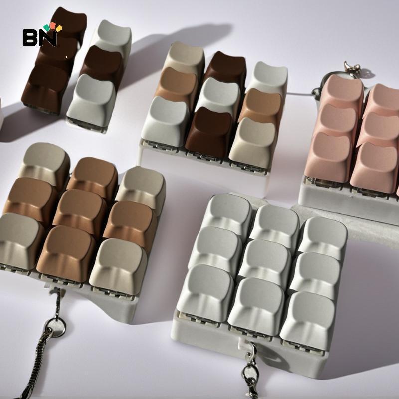 [BN] 1 Chiếc Bàn Phím Cơ Ấn Ngón Tay Đồ Chơi Móc Khóa Mới Lạ Áp Lực Chậm Fidget Đồ Chơi Dự Tiệc Cung