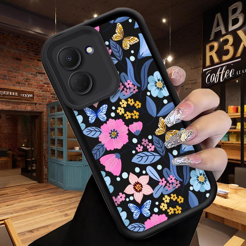 Vỏ Cho Tecno Spark GO 3 Spark GO 2 Spark Go 1Flower Vỏ Điện Thoại Techno Spark GO3 GO2 Go1 KN3 KM4 B