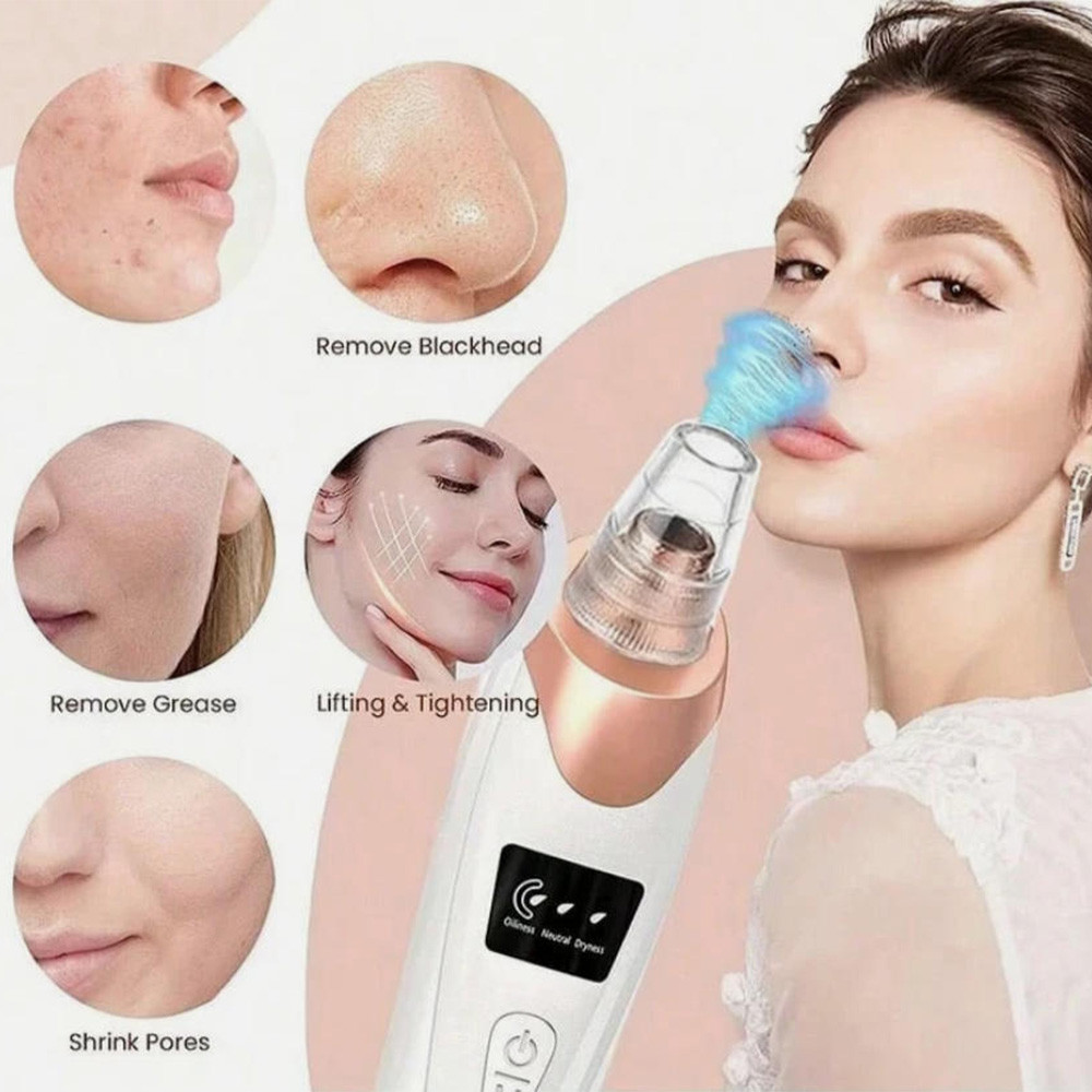 Blackhead Remover Pore Vacuum Face Cleaner Electric Pimple Black Head Removal