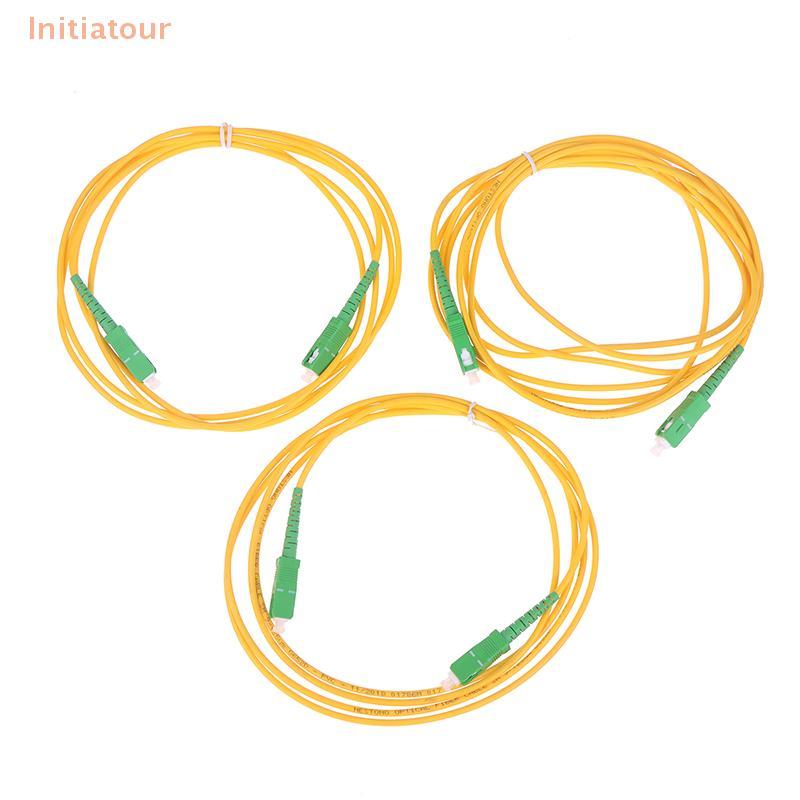 [Initiatour] Dây nối quang SC / APC-SC / APC Chế độ đơn 9 / 125 G652D LSZH 1m2m3m Cáp nhảy sợi quang
