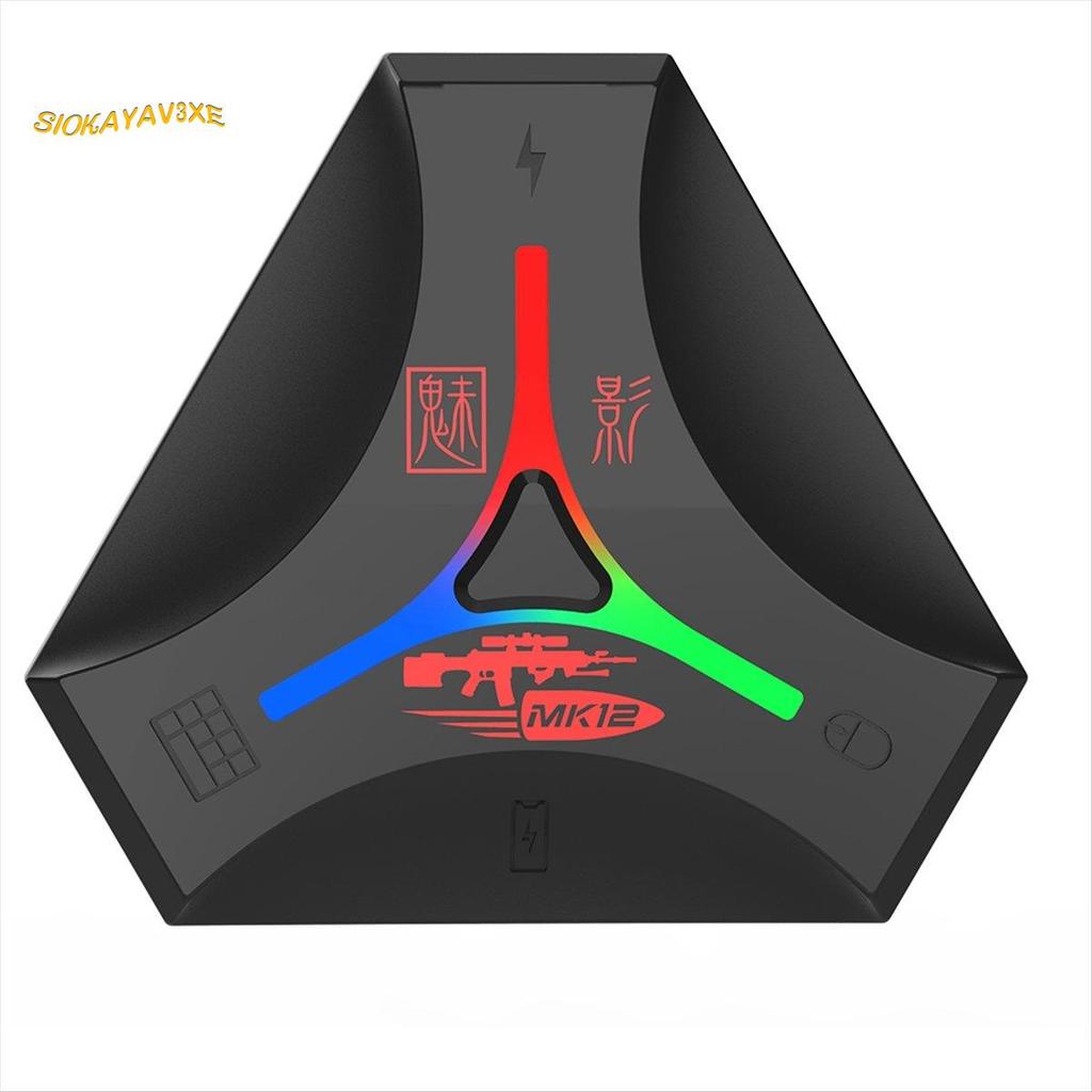 1 Chiếc MK12 Cắm Và Paly Tay Cầm Chơi Game Bộ Điều Khiển Di Động Bàn Phím Chơi Game Chuột Chuyển Đổi