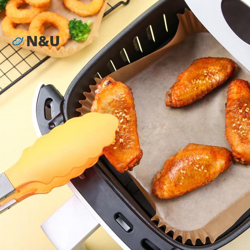 N & U Kitchen Air Fryer Paper Bake Oil-Absorber Air Fryer Accesories Disposabbl COD