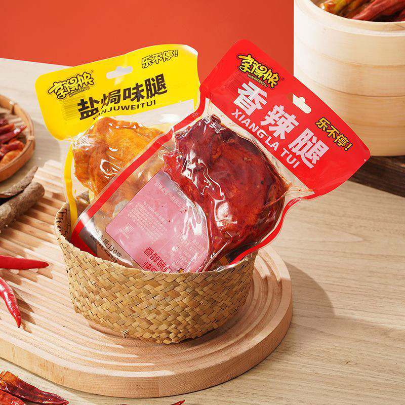 Đùi Vịt Kho Ăn Liền 110g – Vị Cay & Muối Rang, Thịt Mềm Ngon, Tiện Lợi