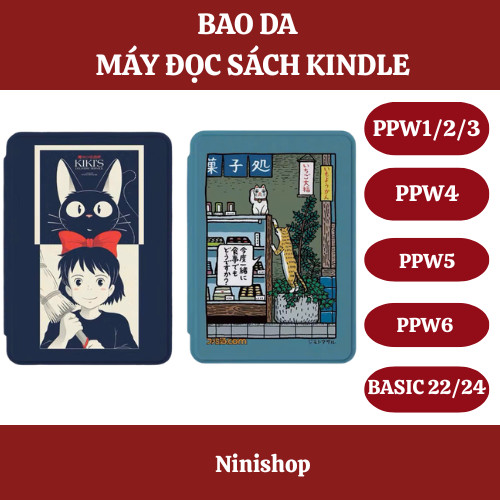 Cover ốp lưng nhỏ xinh cho kindle paperwhite 12345, kindle basic 2022-2024