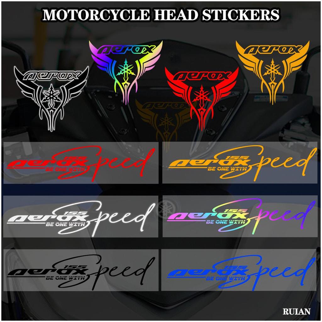 Dành Cho Xe Yamaha AEROX155 Header Decal AEROX 155 Xe Máy Đề Can Trang Trí