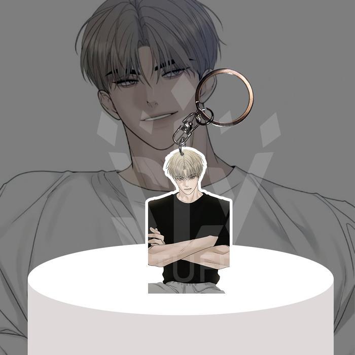 Gantungan Kunci / Gantungan HP Manhwa Webtoon Gentle Intruder - Han Chio  - Ganci