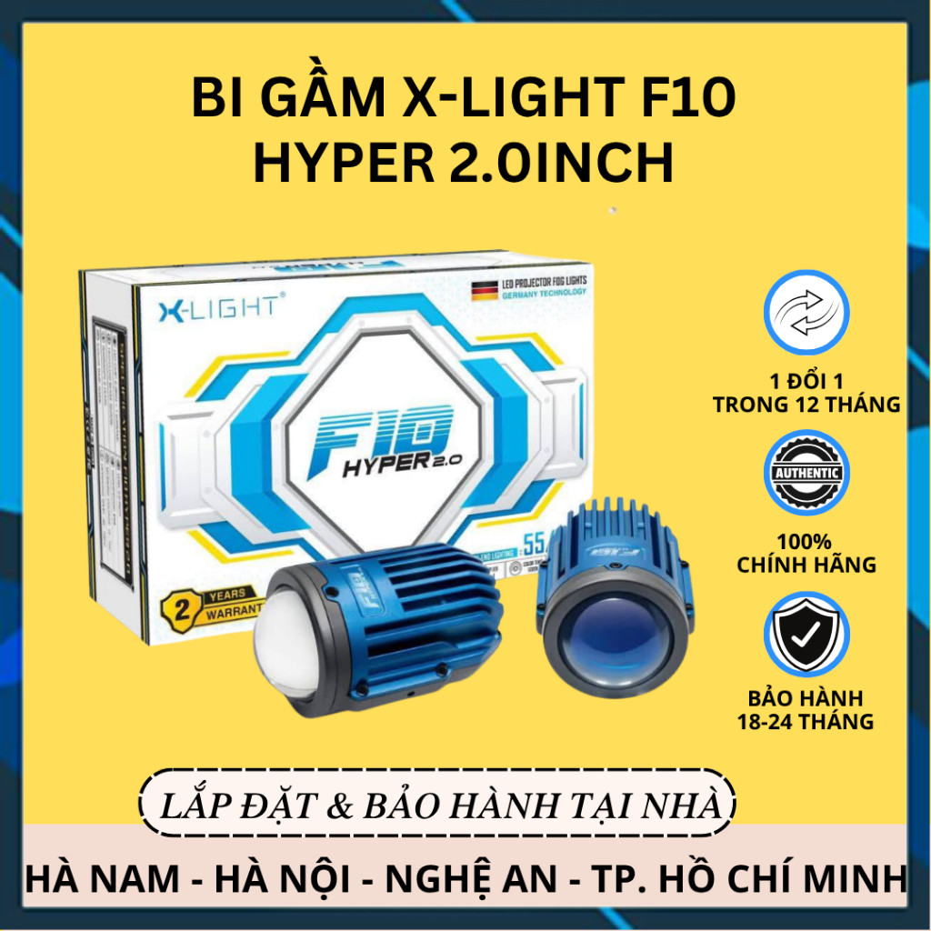[Hàng mới về] Bi  gầm X-LIGHT F10 HYPER 2.0inch