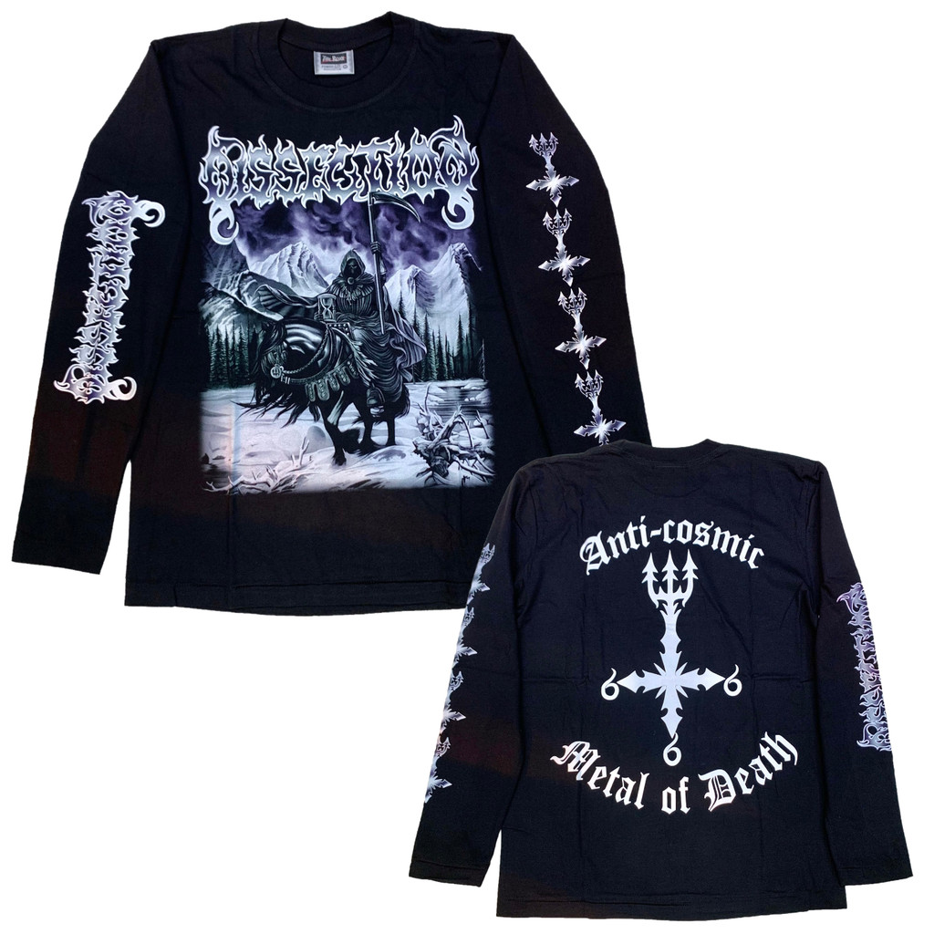 Áo thun dài tay nam nữ bộ sưu tập Dark Series của ban nhạc Dissection
