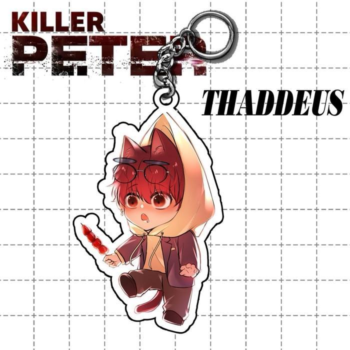 Gantungan kunci killer peter Akrilik 2 sisi - Cute Edition - THADEUS