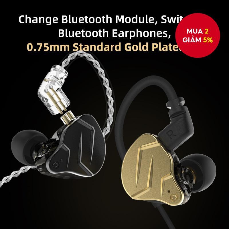 KZ ZSN Pro X 1BA+1DD Hybrid Earbuds | Tai nghe HIFI Monitor kim loại In-Ear Bass Sport chống ồn CCA 