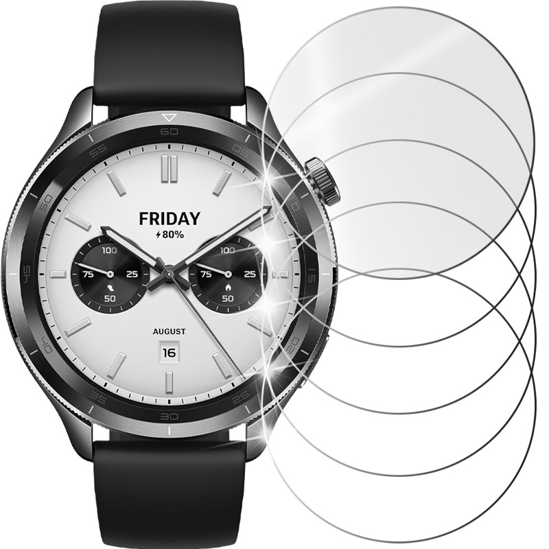 3 Kính Cường Lực Cho Xiaomi Mi Watch S4 S3 Đồng Hồ Thông Minh Bảo Vệ Màn Hình Chống Trầy Xước Phim C