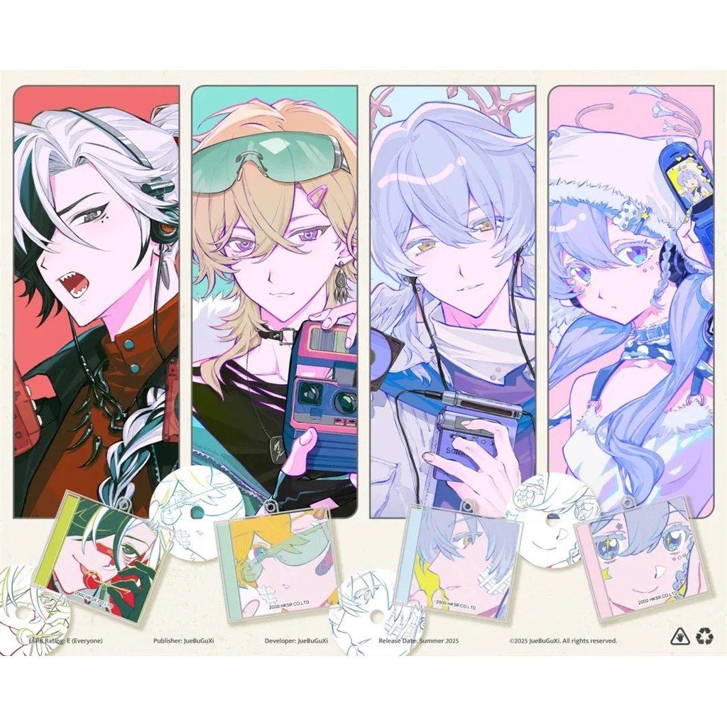 Móc khóa Honkai Star Rail Sunday Aventurine Robin Boothill mẫu Case CD Album Mica Acrylic phụ kiện q