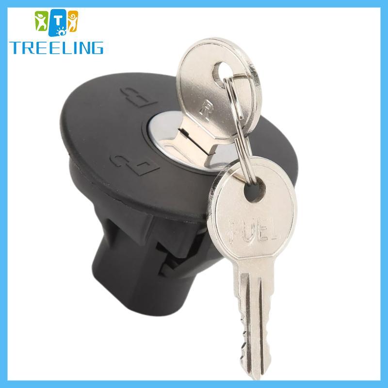 Treeling An Ninh Khóa Nhiên Liệu Nắp Cửa Nhựa Mạnh Nắp Bình Xăng 8U5Z9C268B Lắp Đặt Thay Thế Cho Xe