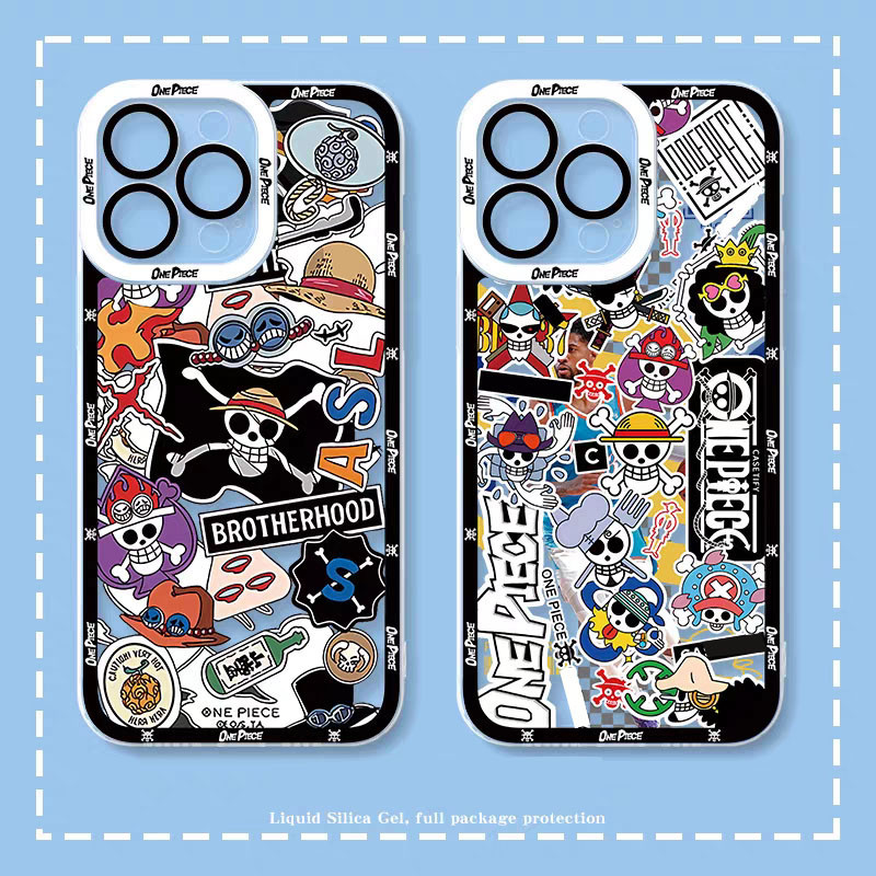 Anime One Piece Skull Case Cho Samsung Galaxy S26 Edge Ultra Plus S10 Note 20 10 Plus A57 A56 M54 F5