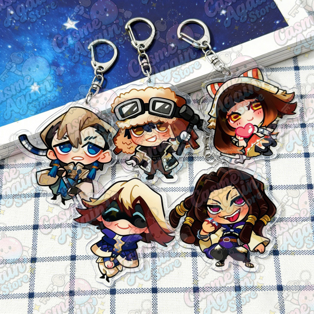 Anime Gachiakuta Keychain Accessories Bag Enjin Riyo Rudo Zanka Jabber Cartoon Chibi Keyrings Jewelr