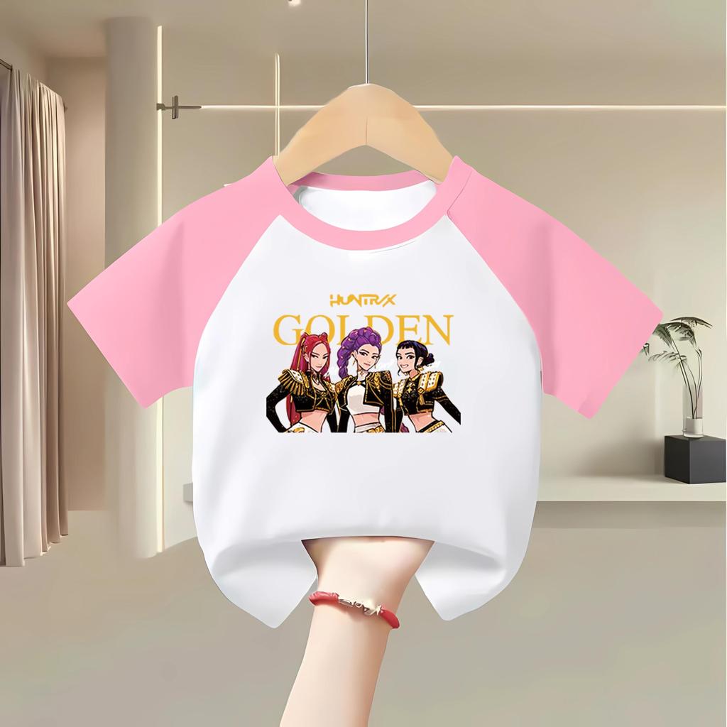 Size 1 up, short sleeve, round neck, boys' and girls' t-shirt