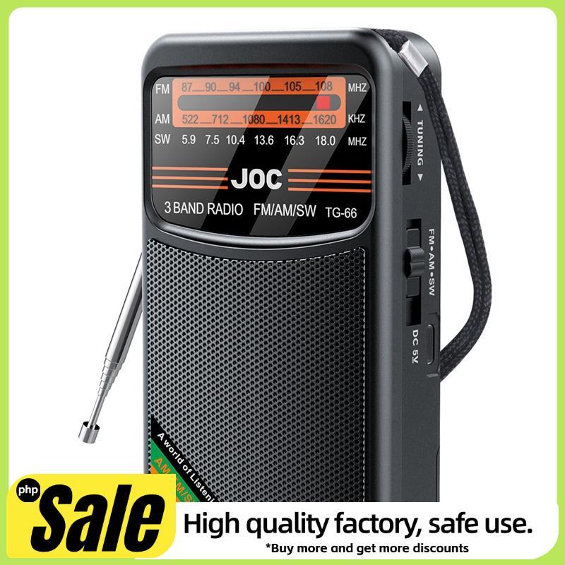 Pocket Radio Di Động Mini Full Band Radio AM / FM / SW Radio Có Pin Sạc Hỗ Trợ Tai Nghe Mini Radio C