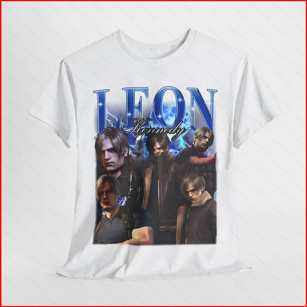 Áo Thun Cotton Resident Evil Leon S. Kennedy - Thời Trang Chơi Game